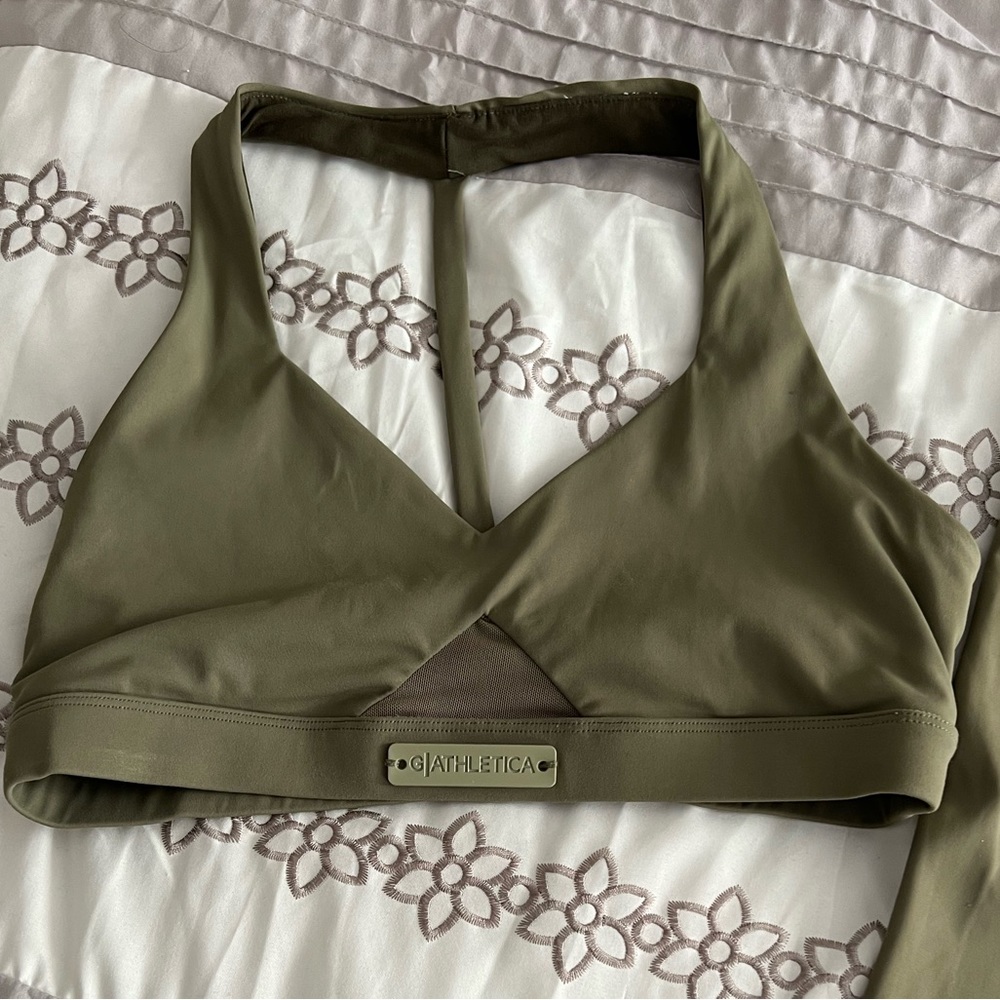 Gathletica open back sports bra